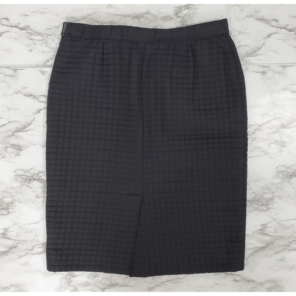 Prada Nylon Quilted Midi Skirt black XSM 2-4 - Picture 2 of 8